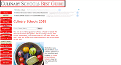 Desktop Screenshot of culinary-schools-bestguide.com